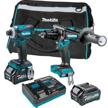 Makita 40V max XGT® Brushless Cordless 2 Pc. Combo Kit, GPH01, GDT01, bag (2.5Ah) GT200D