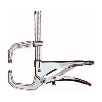 Bessey Clamp, SuperGrip™ deep reach, 4 1/2 In. x 3 In. Throat, 310 lb SG5-DR